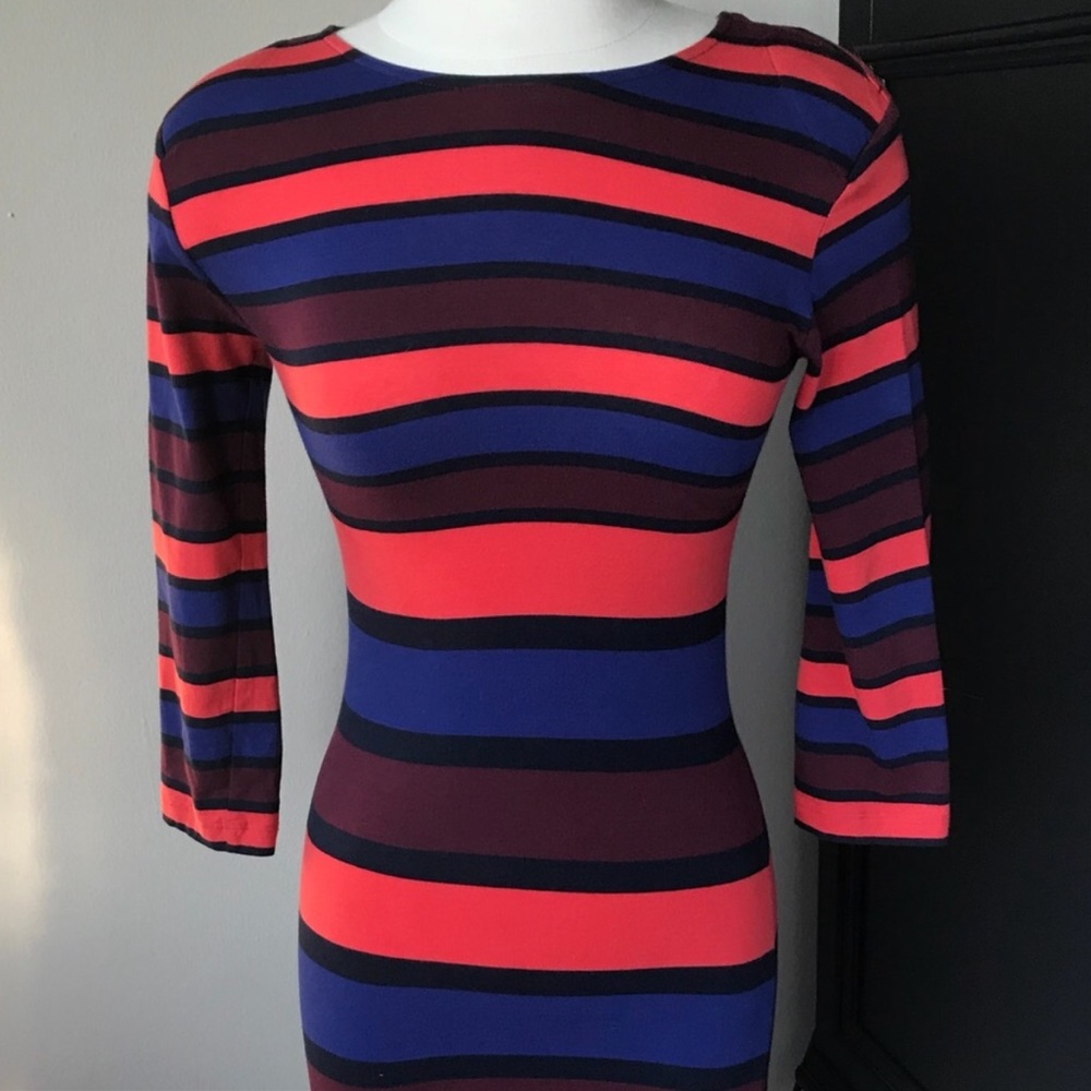 French Connection striped bodycon dress US size 2